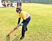 Visually-impaired teen scores big