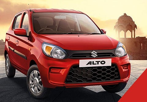 Maruti Suzuki's entry-level small car Alto. (Photo | Official website)