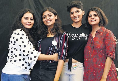 Youngsters, studying in schools and colleges, participated in the event by showcasing their art, sharing their stories and poems, singing and performing music. (Photo | EPS)