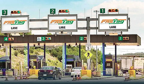 Toll plazas