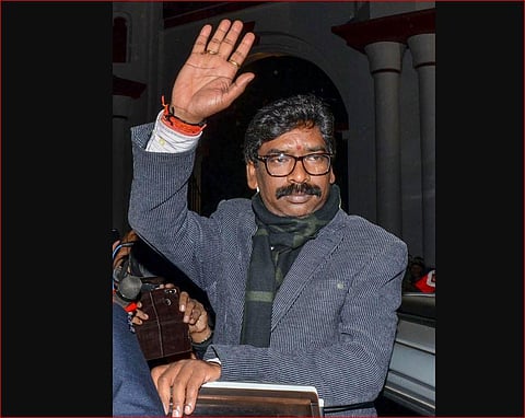 JMM working president Hemant Soren. (Photo | PTI)