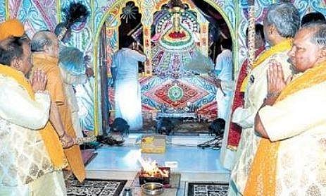 A three-day function was held at the temple from December 20 to 22