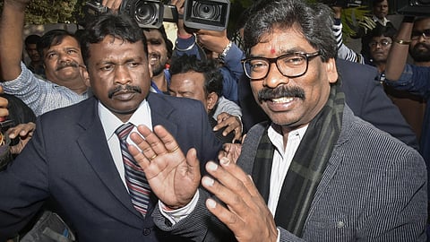 Jharkhand CM and JMM working President Hemant Soren.