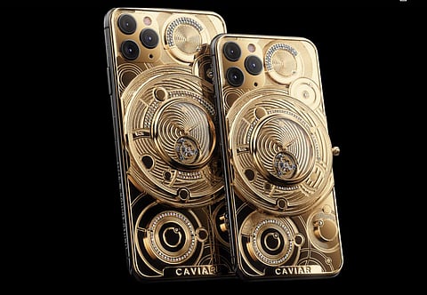 Caviar’s Solarius Zenith Full Gold iPhone 11 Pro. (Photo | Caviar official website)