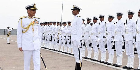 Navy Chief Admiral Karambir Singh (Photo | EPS)