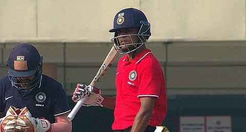 Priyam Garg. (Photo | Twitter/@BCCIDomestic)