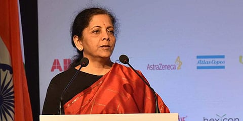 Finance Minister Nirmala Sitharaman (Photo | Twitter/ @FinMinIndia)