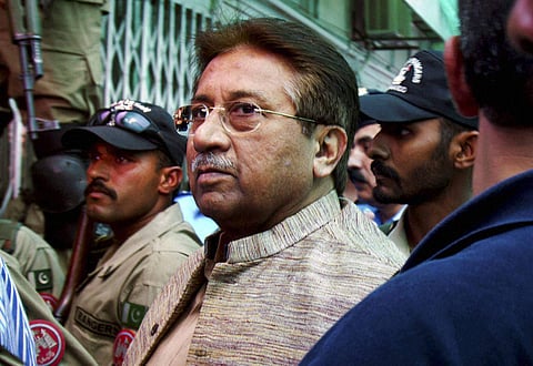 Pakistan's former President and military ruler Pervez Musharraf