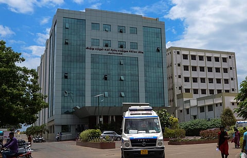Mahatma Gandhi Memorial Government Hospital in Tiruchy.