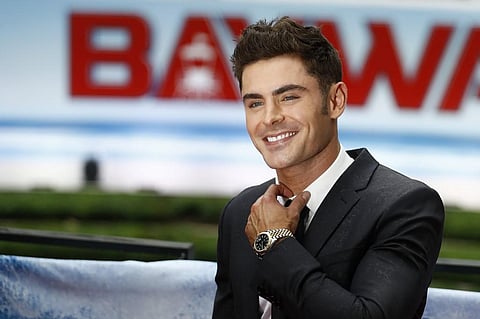 Hollywood actor Zac Efron (Photo | AFP)