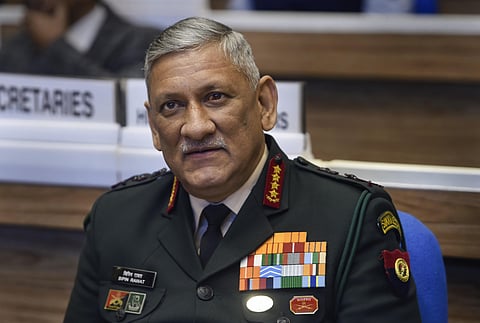 Army chief Gen Bipin Singh Rawat. (File | PTI)