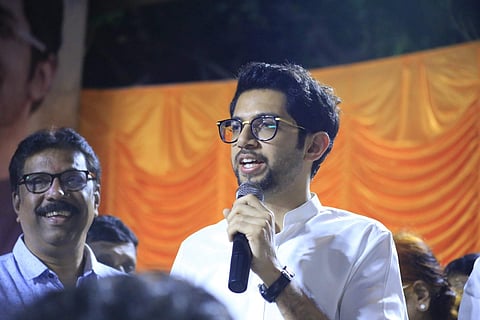 Shiv Sena's Aaditya Thackeray. (Photo | Aaditya Thackeray Twitter)