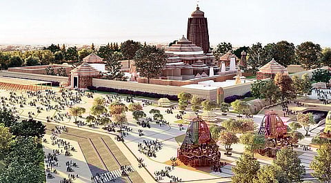 The draft architecture plan for Puri Heritage Corridor project. (Photo | EPS)