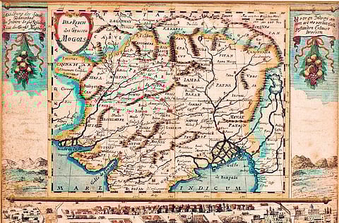 History of the boundaries that have changed over the centuries