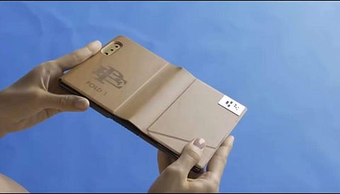 Escobar Fold 1 smartphone (Photo| Youtube screengrab)