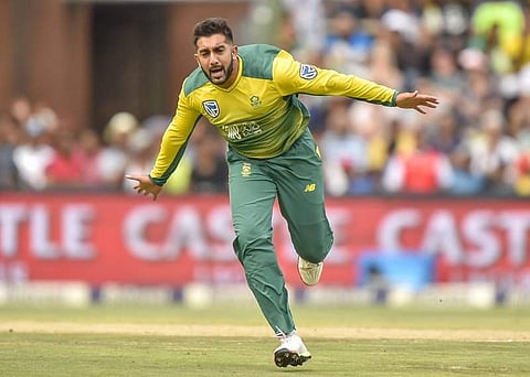South African bowler Tabraiz Shamsi (File | AP)