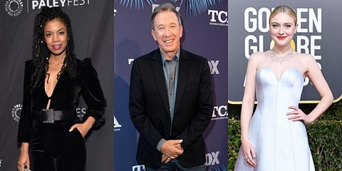Susan Kelechi Watson, Tim Allen and Dakota Fanning will kickstart the Hollywood awards season with the Golden Globe 2020 announcement. (Photo | AFP)