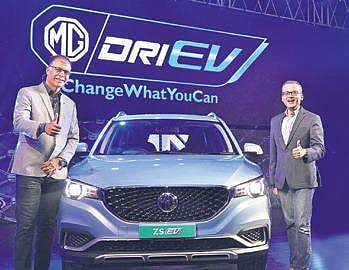MG Motors' ZS EV unveiled, to be launched in January 2020
