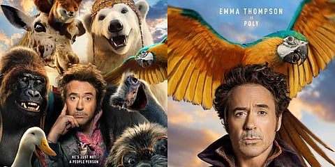 Actor Robert Downey Jr in 'Dolittle' poster (Photo | Twitter)