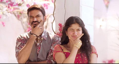 Dhanush and Sai Pallavi in 'Rowdy Baby' song from 'Maari 2'. (YouTube screengrab)