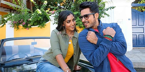 A still from Harish Kalyan-starrer 'Dhanusu Raasi Neyargale'.