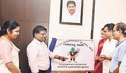 Special Officer and District Collector I Samuel Anand Kumar launched logo of the event here on Friday.