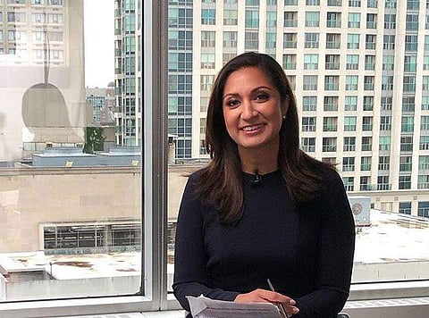 Pakistani-American journalist Amna Nawaz. (Photo| Instagram/ @ amnaonpbs)