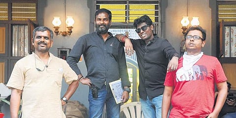Karthikeyan Shanmugam with director Atlee