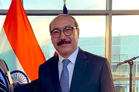 India's ambassador to the US Harsh Vardhan Shringla (Photo | Twitter)
