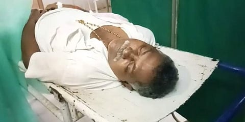 The clamour to get a kilo of onion sold at subsidised rates at Rythu Bazaars claimed the life of a 55-year person in Krishna district of Andhra Pradesh. (Photo | Videograb)