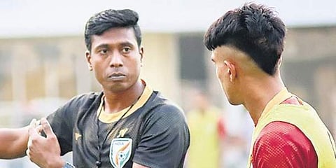 Former India football team captain Shanmugam Venkatesh