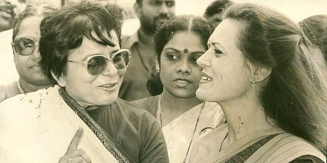 Congress Leader and wife of late Prime Minister Rajiv Gandhi, Sonia Gandhi (right). (File Photo | PTI)