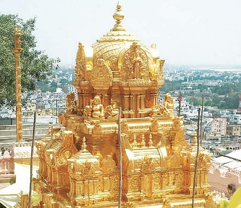 Sri Durga Malleswara Swamy Varla Devasthanams temple (Photo |EPS)