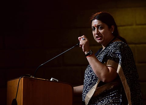 Union Minister Smriti Irani (Photo | PTI)