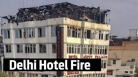 17 dead in fire at a hotel in Delhi's Karol Bagh, 35 injured