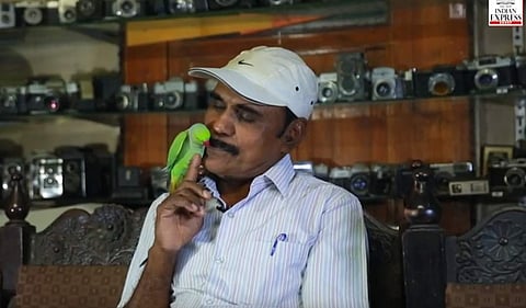 Joseph Sekar, Chennai's Birdman. (Photo | Screengrab)