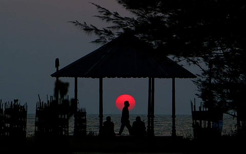 The Super Moon which graced the skies on February 19 is termed as the ‘Super Snow Moon’ while the Super Moon of January 21 was called as the ‘Super Blood Wolf Moon’. Super Moon occurs when the full moon is closest to the Earth making it look bigger and brighter. The Super Moon in March will be called 'Super Worm Moon' as the weather turns warmer in the month of March. Check out photos here! (Photo from Kozhikode's Butt Road Beach/ TP Sooraj)