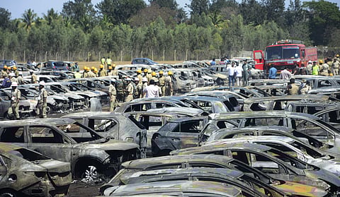 The Ministry of Defence (MoD) has ordered a Court of Inquiry to investigate the incident. It has also requested authorities concerned to open a special cell for insurance claims of the victims. (Photo | Shriram BN/ EPS)