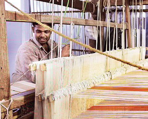 Sivagurunathan C quit his job in 2016 and started weaving handlooms under the brand name Nurpu