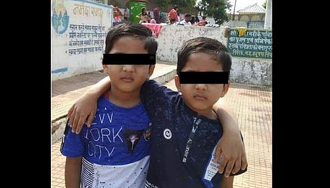 Twin brothers Shreyansh and Priyansh (Photo | Special Arrangement)