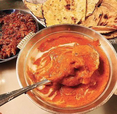 A dish in the restaurant.