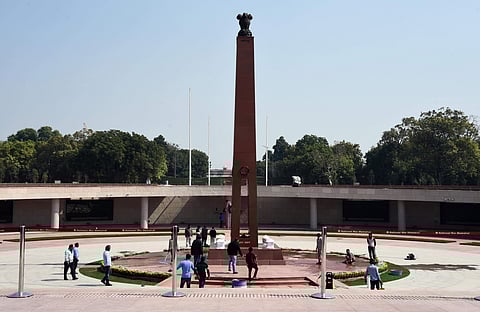 A view of the National War Memorial in New Delhi on Sunday Feb 24 2019. (Photo | EPS/Parveen Negi)
