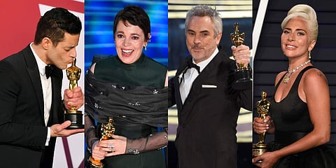 The 91st Academy Awards were replete with surprise wins -- like Olivia Colman for best actress and 'Green Book' for best picture -- moving performances by Lady Gaga, Bradley Cooper, and Queen, and quirky acceptance speeches which left the audience in splits. (Photo | AP)