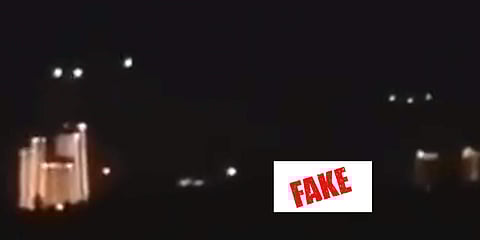 A clip from the Pakistan Airforce video. (Photo | YouTube screengrab)