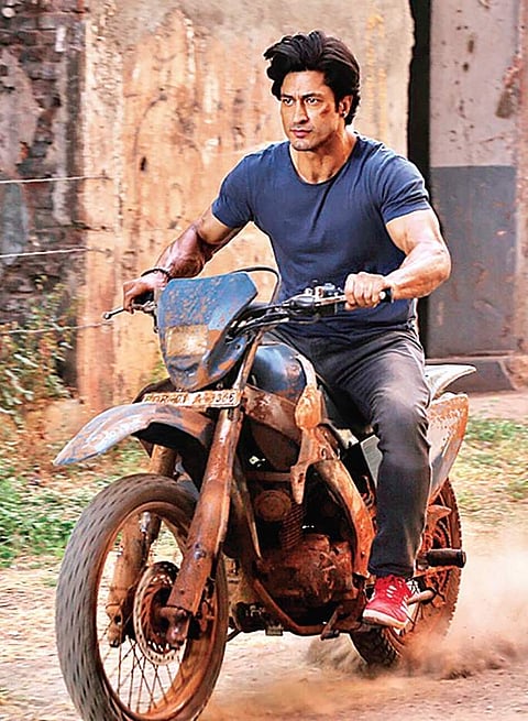 Actor VIdyut Jammwal in a still from Junglee