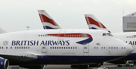British Airways planes are parked. (File|AP)