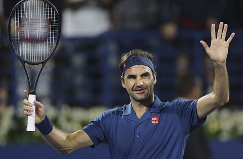 Federer is now three wins away from his eighth Dubai crown | AP