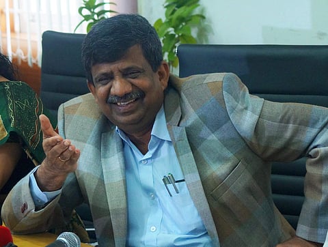 VTU Belagavi Vice-Chancellor Prof Karisiddappa headed-committee recently submitted a report recommending various measures to conduct recruitment (File Photo | Suhas Bharadwaj/EPS)