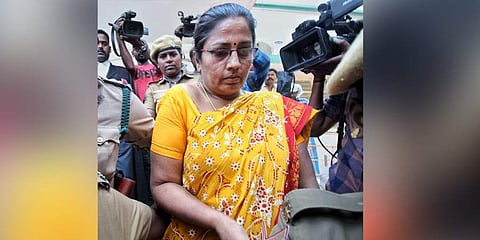 Nirmala Devi, the prime accused in the Madurai Kamaraj University (MKU) sex scandal case was granted bail by the Madurai Bench of Madras High Court. (Photo| K K Sundar, EPS)