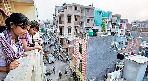 Delhi colony residents.